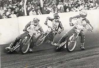 Mark Blackbird with Pearce and Lyons